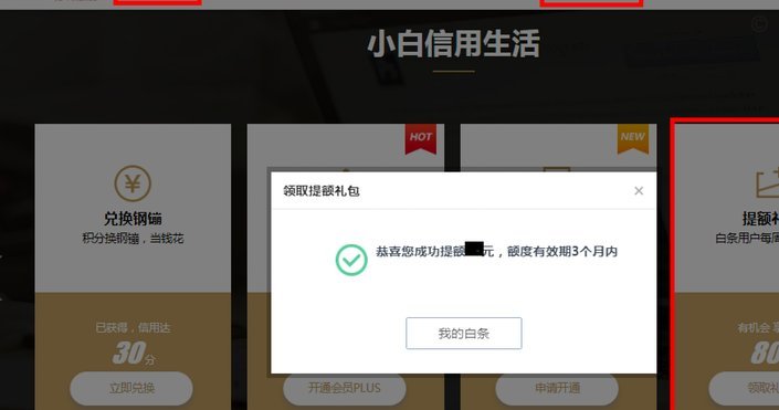 白条秒到如何提现