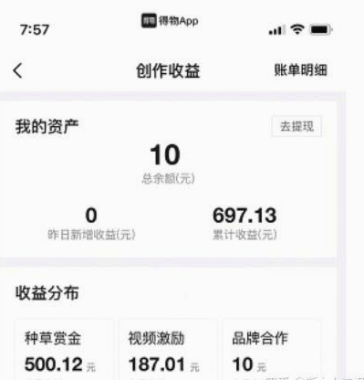 得物当月销售额怎么提现