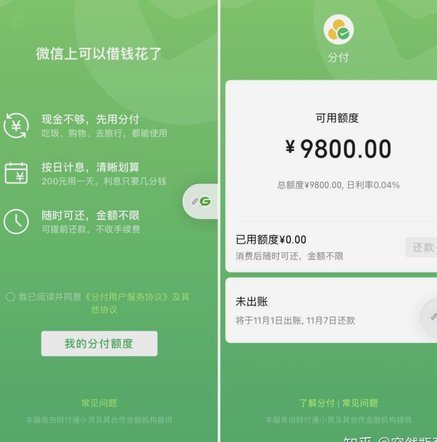 微信分付套出来有利息吗？取消后会怎样？