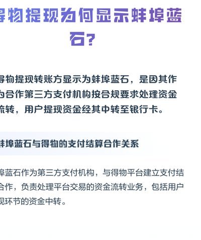 得物购物额度能提现吗